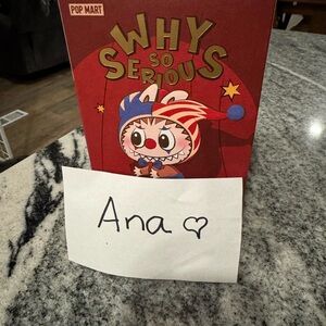 Pop Mart 'Why So Serious' Red Collectible Box
